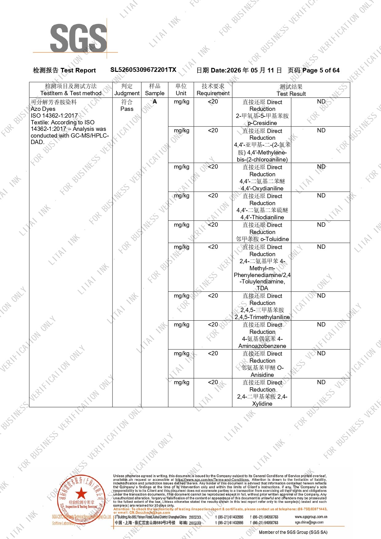 LITAIINK SGS Document Page 5