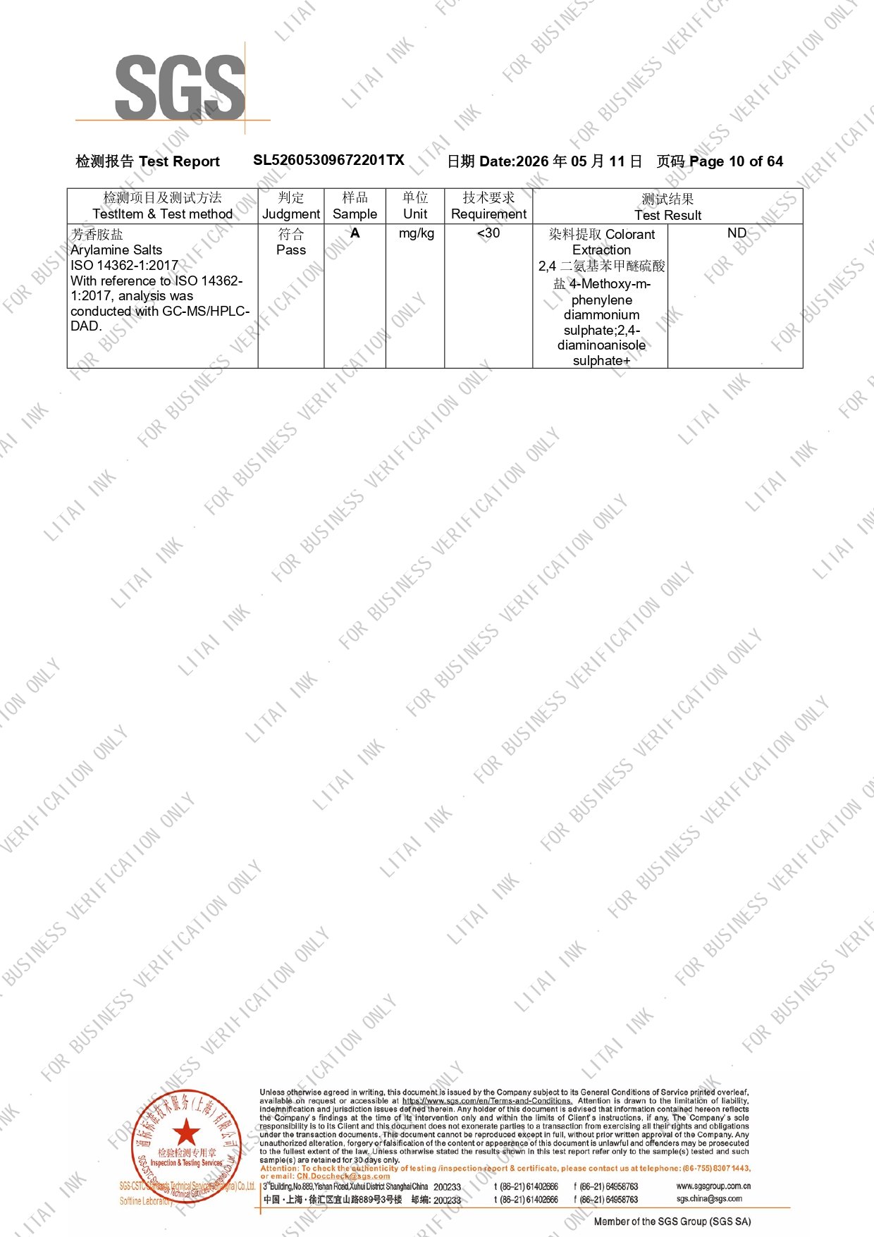 LITAIINK SGS Document Page 10